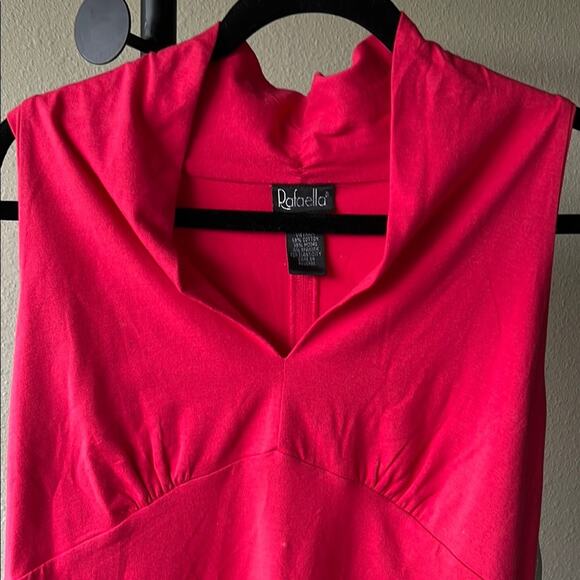NWT Rafaella Women's Pink V Neck Sleeveless Top - size XL - Picture 5 of 7